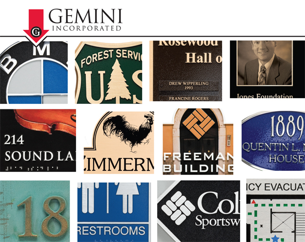 Gemini Plaques