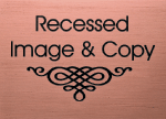 Recessed Copy Etched Plaque