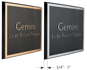 Large Return Plaques